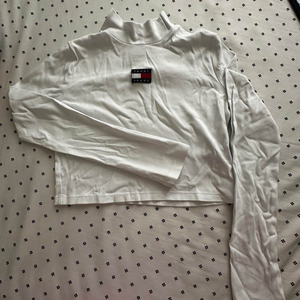 Tommy Hilfiger White Long Sleeve Tee